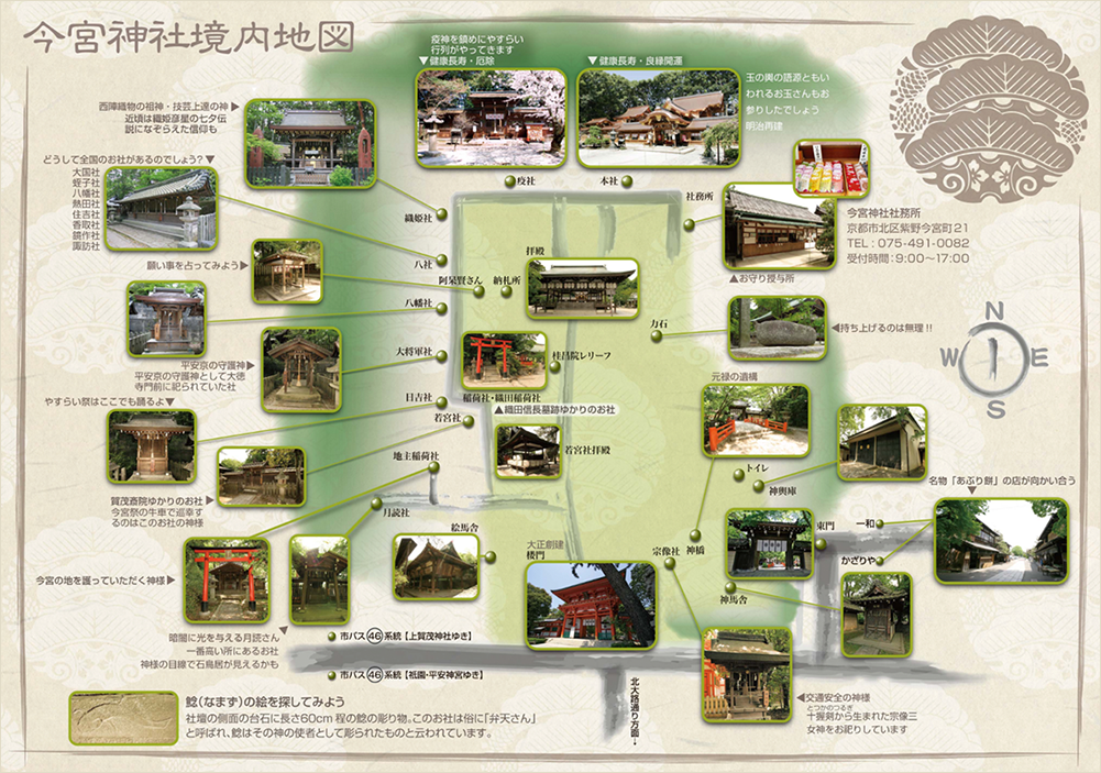 今宮神社境内地図